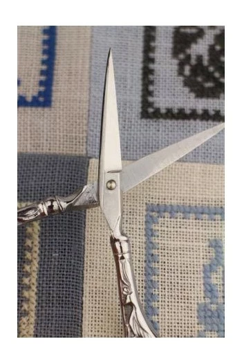 Paire De Ciseaux Broderie Paon Chromée 4 Paire De Ciseaux Broderie Paon Chromée – Image 4