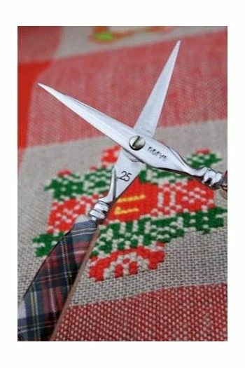 Paire De Ciseaux Broderie Sajou Tissu écossais 3 Paire De Ciseaux Broderie Sajou Tissu écossais – Image 3