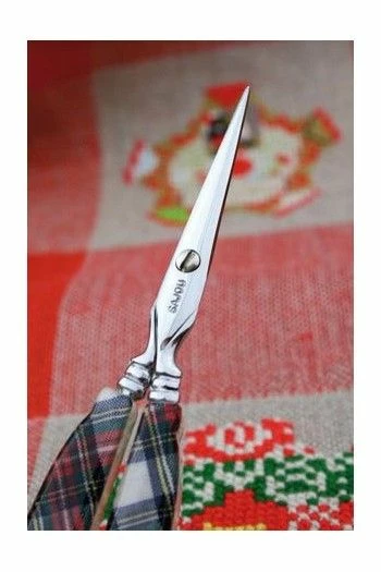 Paire De Ciseaux Broderie Sajou Tissu écossais 4 Paire De Ciseaux Broderie Sajou Tissu écossais – Image 4