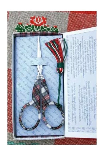 Paire De Ciseaux Broderie Sajou Tissu écossais 6 Paire De Ciseaux Broderie Sajou Tissu écossais – Image 6