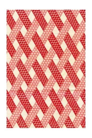 Pique-épingles En Tissu Croissillons Damas Rouge 4 Pique-épingles En Tissu Croissillons Damas Rouge – Image 4