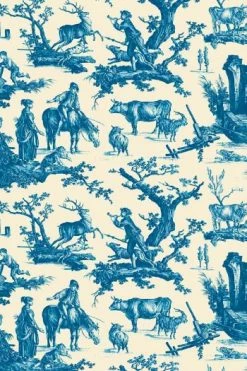 Pique-épingles En Tissu Toile De Jouy Bleue 7 Pique-épingles En Tissu Toile De Jouy Bleue -artisanat Soldes Magasin pique epingles en tissu toile de jouy bleue 3