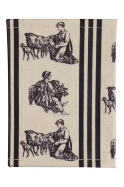 Porte-cartes Toile Cirée Offrande Gris