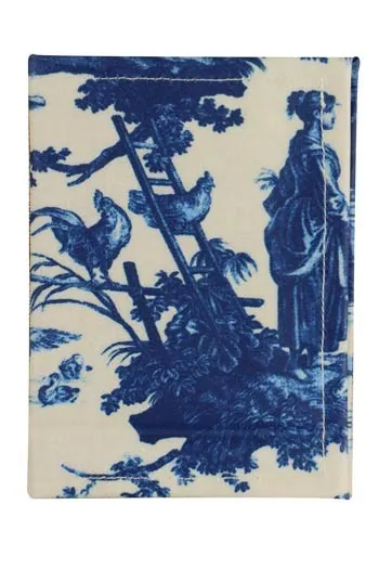 Porte-cartes Toile Cirée Plaisirs Bleu 1 Porte-cartes Toile Cirée Plaisirs Bleu