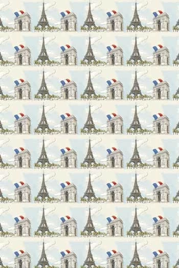 Porte-cartes Toile Cirée Tour Eiffel 3 Porte-cartes Toile Cirée Tour Eiffel – Image 3