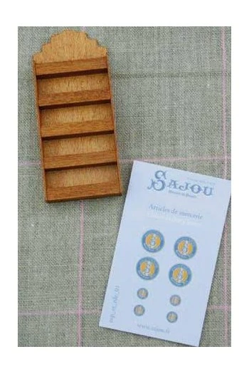 Présentoir Bois Miniature Albums Sajou 2 Présentoir Bois Miniature Albums Sajou – Image 2