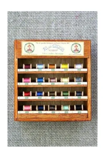 Présentoir Bois Miniature Fil Coton 1 Présentoir Bois Miniature Fil Coton