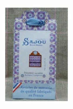 Présentoir Bois Miniature Rubans Comptoir -artisanat Soldes Magasin presentoir bois miniature rubans comptoir 1