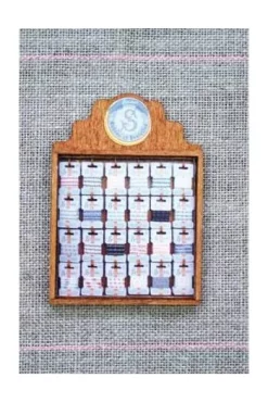 Présentoir Bois Miniature Rubans Coton N°1
