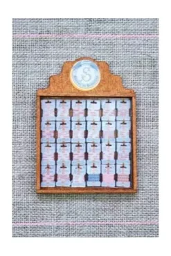 Présentoir Bois Miniature Rubans Linge De Maison