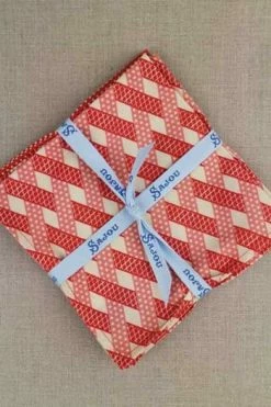 Quatre Serviettes Damas Rouge 1 Et 2 10 Quatre Serviettes Damas Rouge 1 Et 2 -artisanat Soldes Magasin quatre serviettes damas rouge 1 et 2 3