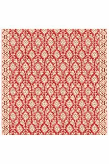 Quatre Serviettes Damas Rouge 1 Et 2 6 Quatre Serviettes Damas Rouge 1 Et 2 – Image 6