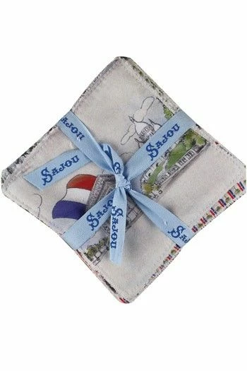 Sept Lingettes Lavables Belle Ville De Paris 2 Sept Lingettes Lavables Belle Ville De Paris – Image 2