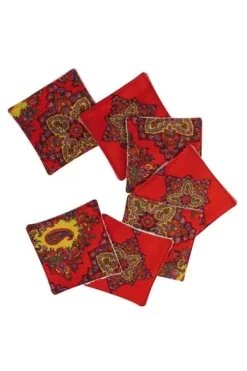 Sept Lingettes Lavables Cachemire Andrinople