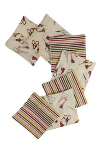 Sept Lingettes Lavables Ciseaux Sajou 1 Sept Lingettes Lavables Ciseaux Sajou