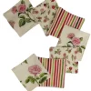 Sept Lingettes Lavables Roses De Joséphine