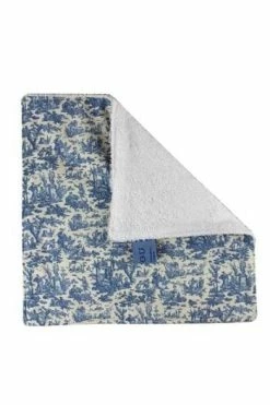 Sept Lingettes Lavables Toile De Jouy Bleue 10 Sept Lingettes Lavables Toile De Jouy Bleue -artisanat Soldes Magasin sept lingettes lavables toile de jouy bleue 1