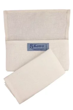 Serviette De Table à Broder Aïda Blanc Cassé -artisanat Soldes Magasin serviette de table a broder aida blanc casse 2