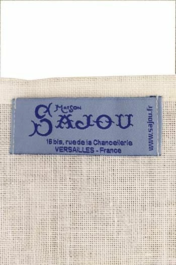 Serviette De Table à Broder Lin Blanc Cassé 2 Serviette De Table à Broder Lin Blanc Cassé – Image 2