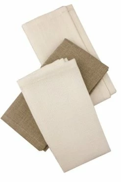 Serviette De Table à Broder Lin Blanc Cassé 10 Serviette De Table à Broder Lin Blanc Cassé -artisanat Soldes Magasin serviette de table a broder lin blanc casse 4