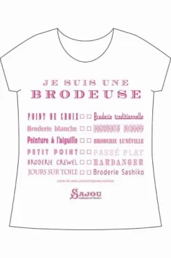 T-shirt Je Suis Une Brodeuse - Taille S