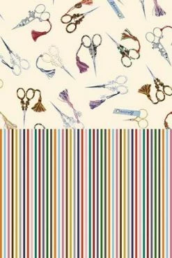 Tablier De Cuisine Tissu Ciseaux Sajou -artisanat Soldes Magasin tablier de cuisine tissu ciseaux sajou 2