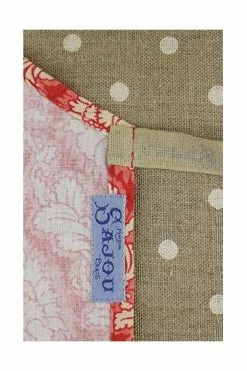 Tablier De Cuisine Tissu Damas Rouge -artisanat Soldes Magasin tablier de cuisine tissu damas rouge 2