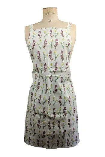 Tablier De Cuisine Tissu Iris Et Narcisses 1 Tablier De Cuisine Tissu Iris Et Narcisses