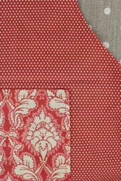Tablier De Cuisine Tissu Rouge à Pois -artisanat Soldes Magasin tablier de cuisine tissu rouge a pois 2