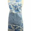 Tablier De Cuisine Toile De Jouy Bleue