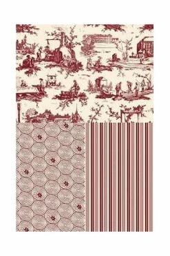 Tablier De Cuisine Toile De Jouy Bordeaux -artisanat Soldes Magasin tablier de cuisine toile de jouy bordeaux 2