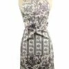 Tablier De Cuisine Toile De Jouy Grise