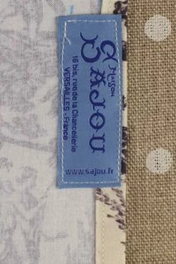 Tablier De Cuisine Toile De Jouy Grise -artisanat Soldes Magasin tablier de cuisine toile de jouy grise 2