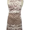 Tablier De Cuisine Toile De Jouy Marron