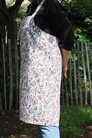 Tablier Japonais Tissu Coquecigrues 2 Tablier Japonais Tissu Coquecigrues – Image 2