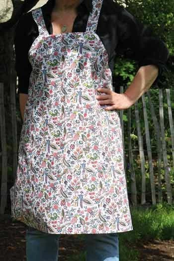 Tablier Japonais Tissu Coquecigrues 1 Tablier Japonais Tissu Coquecigrues