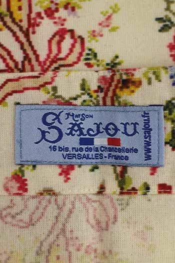 Tablier Japonais Tissu Marie Antoinette Château 5 Tablier Japonais Tissu Marie Antoinette Château – Image 5