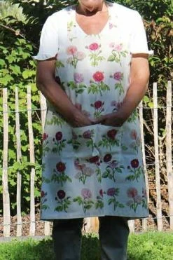 Tablier Japonais Tissu Roses Joséphine