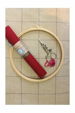 Tambour Broderie En Bois Taille 20 Cm -artisanat Soldes Magasin tambour broderie en bois taille 20 cm 1