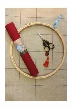 Tambour Broderie En Bois Taille 22 Cm -artisanat Soldes Magasin tambour broderie en bois taille 22 cm 1