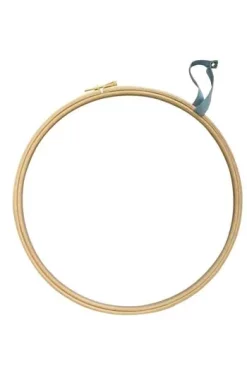 Tambour Broderie En Bois Taille 22 Cm