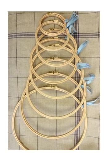 Tambour Broderie En Bois Taille 30 Cm 4 Tambour Broderie En Bois Taille 30 Cm – Image 4