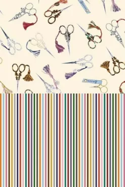 Tissu Coton Au Mètre Ciseaux Sajou -artisanat Soldes Magasin tissu coton au metre ciseaux sajou 2