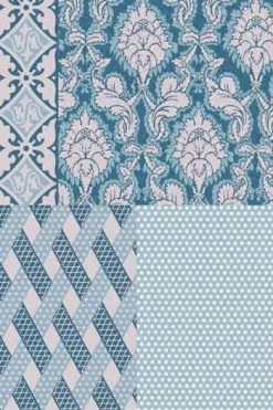 Tissu Coton Au Mètre Damas Carreaux Rouges -artisanat Soldes Magasin tissu coton au metre damas carreaux rouges 3