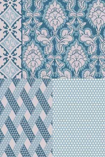 Tissu Coton Au Mètre Damas Pois Bleus 2 Tissu Coton Au Mètre Damas Pois Bleus – Image 2