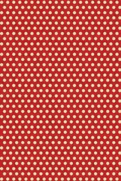 Tissu Coton Au Mètre Damas Pois Rouges