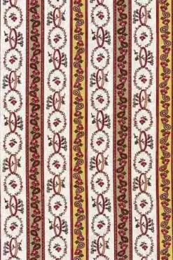 Tissu Coton Au Mètre Léontine Roses Et Bleuets