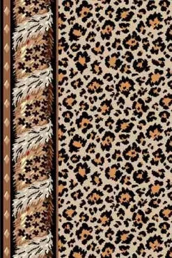 Tissu Coton Au Mètre Motif Léopard