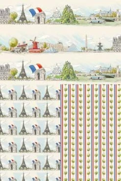 Tissu Coton Au Mètre Paris Bleu Blanc Rouge 6 Tissu Coton Au Mètre Paris Bleu Blanc Rouge -artisanat Soldes Magasin tissu coton au metre paris bleu blanc rouge 2