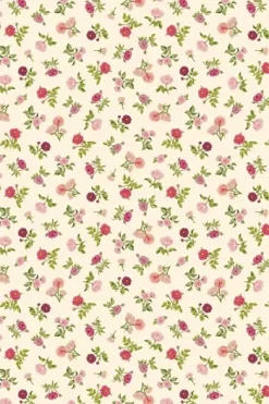 Tissu Coton Au Mètre Petites Roses Joséphine